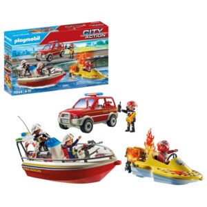 Playmobil 71569 City Action Firefighting Operation With Speedboat 2